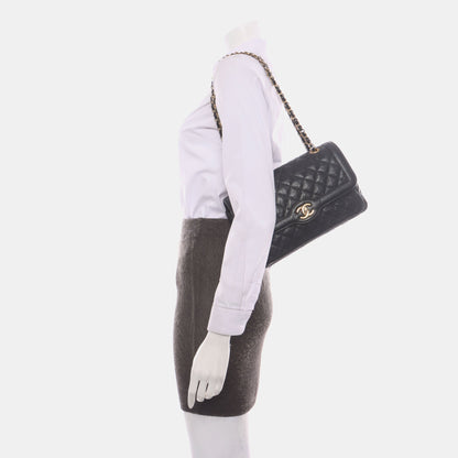 Chanel Classic Flap Vintage Black Caviar Leather with Gold Hardware