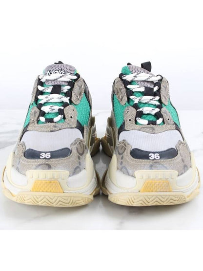 Luxury Balenciaga Trending 2025 Gucci Hacker Triple S Sneakers 36 230