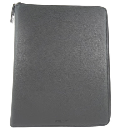 DIOR HOMME Clutch bag Calfskin black Document case unisex(Unisex)