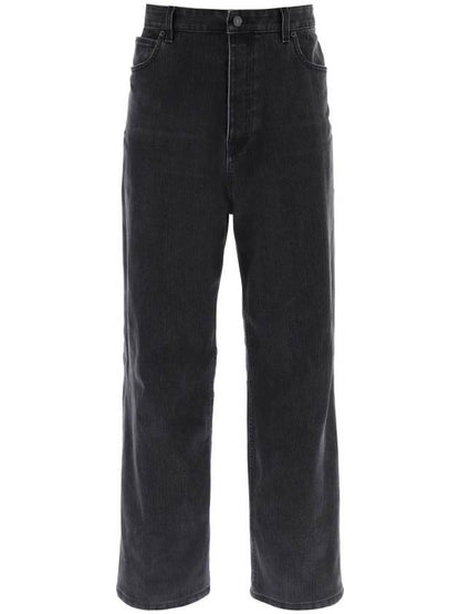 Luxury Balenciaga Trending 2025 Washed Skiwear Jeans Grey