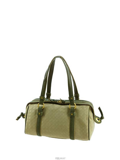 Luxury Bottega Veneta Canvas Vintage Mini Tote Bag
