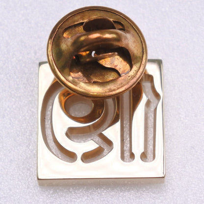 CHANEL Brooch Plated Gold, Rhinestones gold Pin Brooch No.19 Women