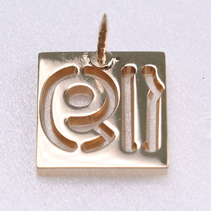 CHANEL Brooch Plated Gold, Rhinestones gold Pin Brooch No.19 Women