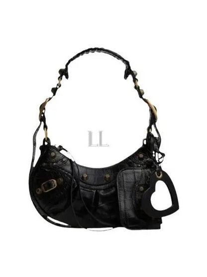 Luxury Balenciaga Trending 2025 Le Cagole XS Shoulder Bag Black