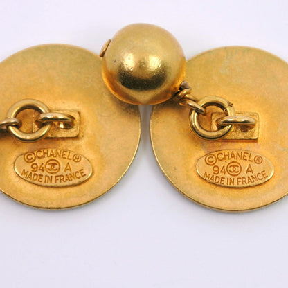 CHANEL cuffs Plated Gold gold COCO Mark mens