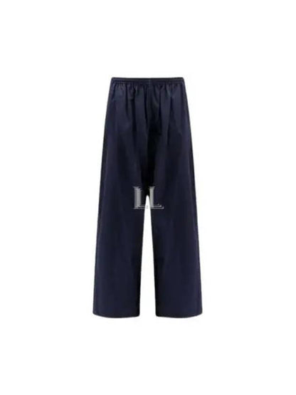 Luxury Balenciaga Trending 2025 Cotton Straight Pants Blue