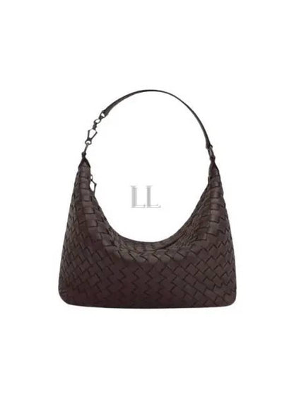 Luxury Bottega Veneta Small Intrecciato Nappa Shoulder Bag Brown