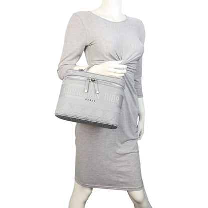Dior D-Lite Cannage Canvas Vanity Case