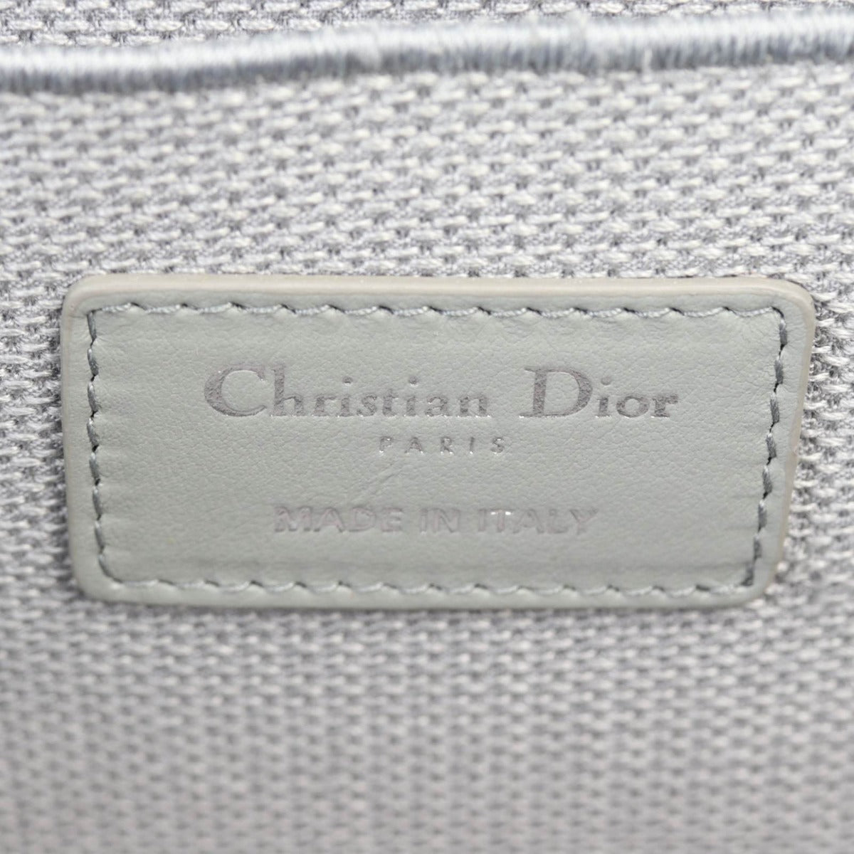 Dior D-Lite Cannage Canvas Vanity Case