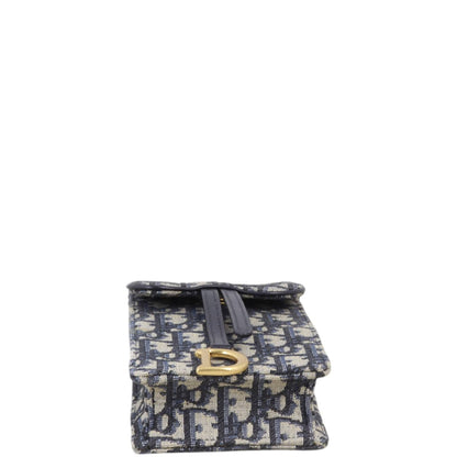 Dior Vertical Saddle Pouch Oblique