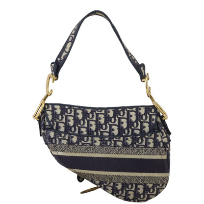Dior Saddle Bag Oblique with Embroidered Strap