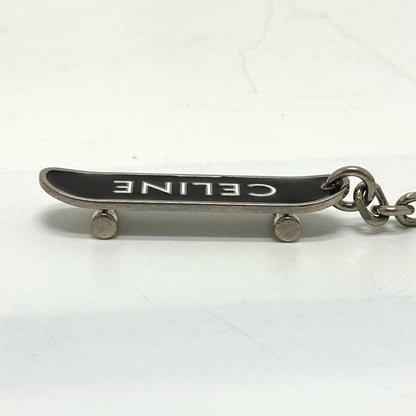 CELINE key ring metal black skateboard mens