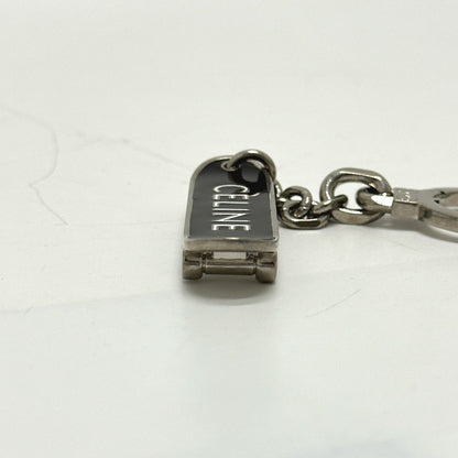 CELINE key ring metal black skateboard mens