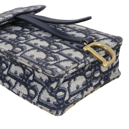Dior Vertical Saddle Pouch Oblique