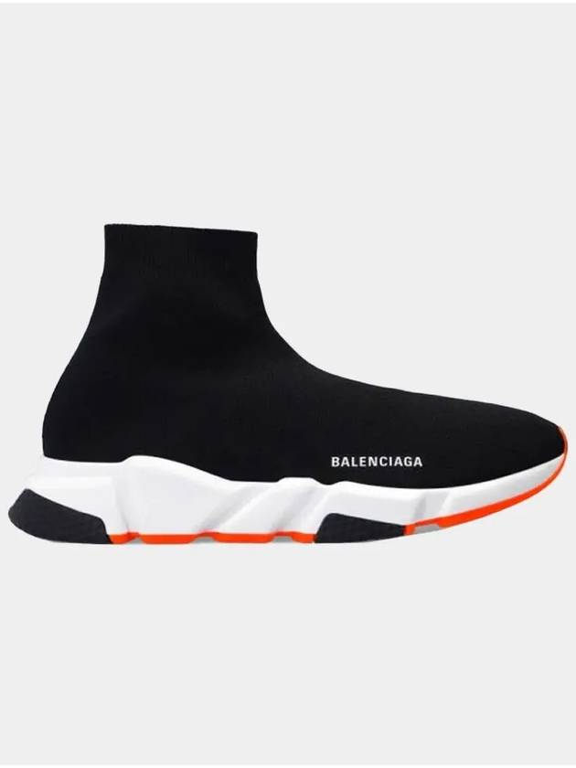 Luxury Balenciaga Trending 2025 Speed Runner High Top Sneakers Black Orange