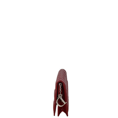 Dior Lady Dior Patent Cannage Pouch