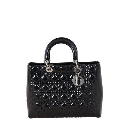 Dior Lady Dior Large Patent