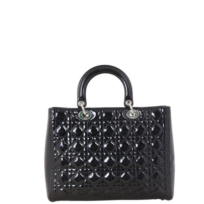 Dior Lady Dior Large Patent