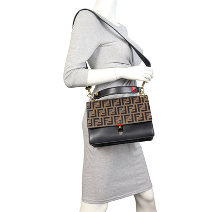 Fendi Kan I Crossbody Medium FF Embossed