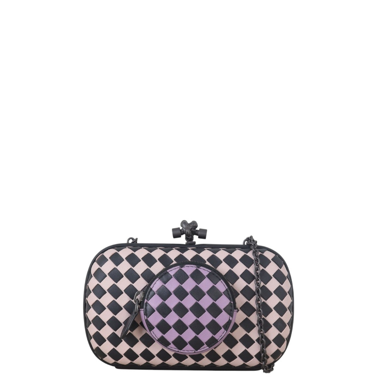Bottega Veneta Knot Clutch with Chain