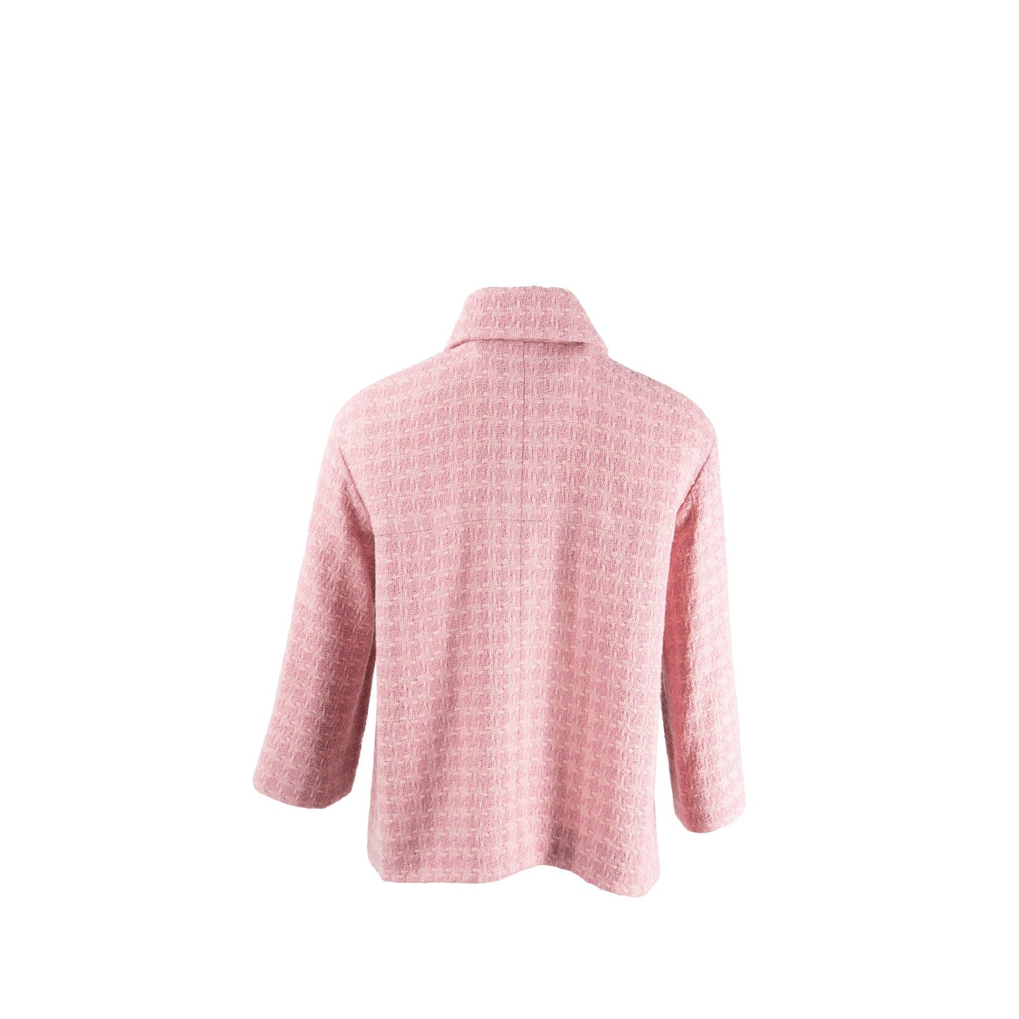 Chanel Size 34 19B Detailed Button Jacket Wool Pink