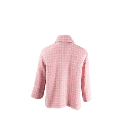 Chanel Size 34 19B Detailed Button Jacket Wool Pink
