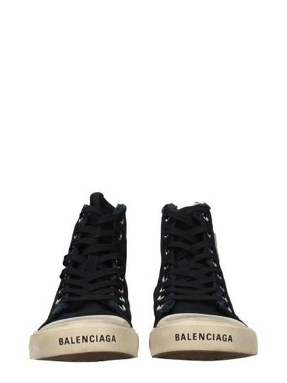 Luxury Balenciaga Trending 2025 Paris High Top Sneakers Black