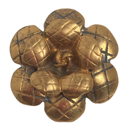 CHANEL Brooch unknown gold Brooch vintage Camelia Women
