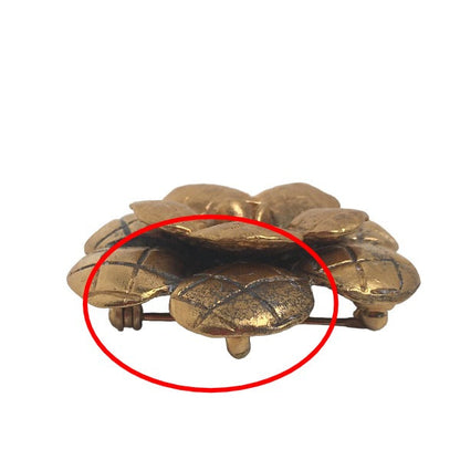 CHANEL Brooch unknown gold Brooch vintage Camelia Women