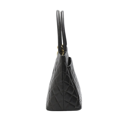 CHANEL Tote Bag Matt caviar skin black Handbag Caviar skin Replica Tote Women