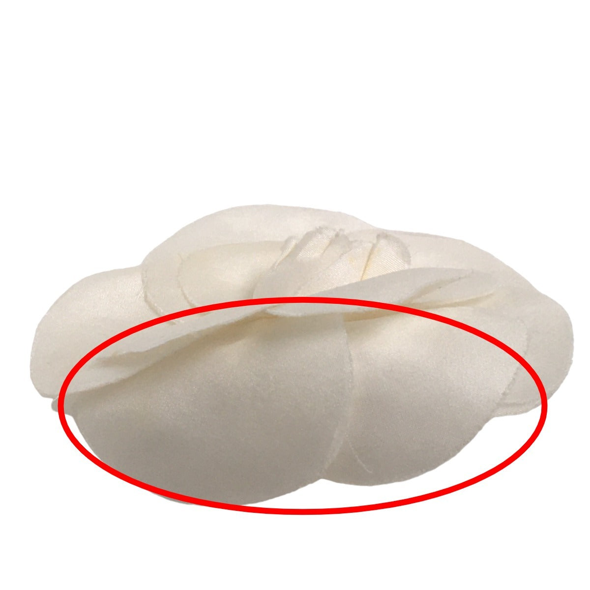 CHANEL Brooch unknown white Camelia With Box corsage Women