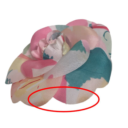 CHANEL Brooch unknown colorful Camelia corsage Women