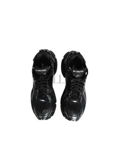 Luxury Balenciaga Trending 2025 Runner Low Top Sneakers Black