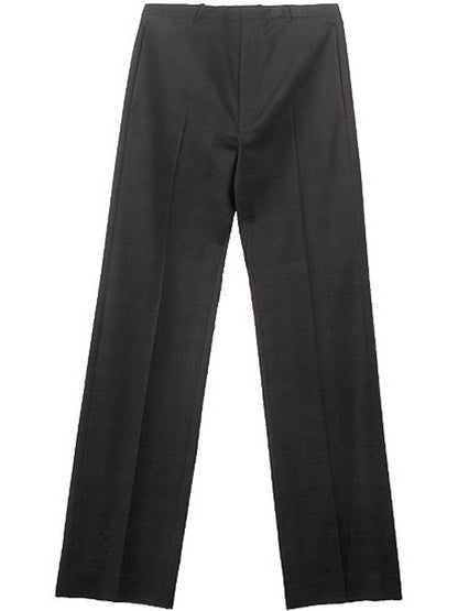 Luxury Balenciaga Trending 2025 Checked Straight Pants Navy