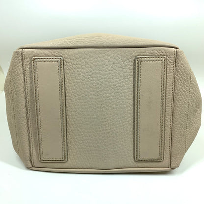 CELINE Handbag leather beige Old logo Mini Boston