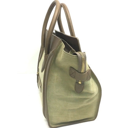 CELINE Handbag 165213 leather beige Mini shopper Luggage Women
