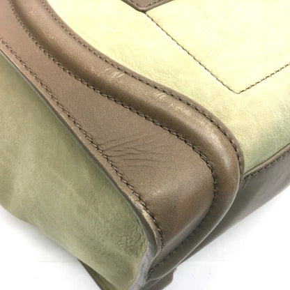 CELINE Handbag 165213 leather beige Mini shopper Luggage Women