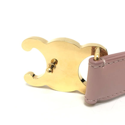 CELINE belt leather pink Small Triomphe unisex(Unisex) 85