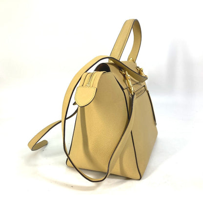 CELINE Shoulder Bag leather yellow Belt bag mini Women