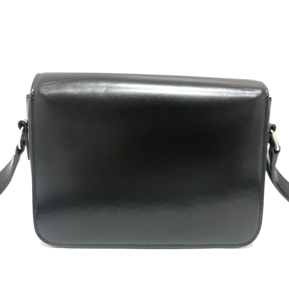 CELINE Shoulder Bag leather black Triomphe Women