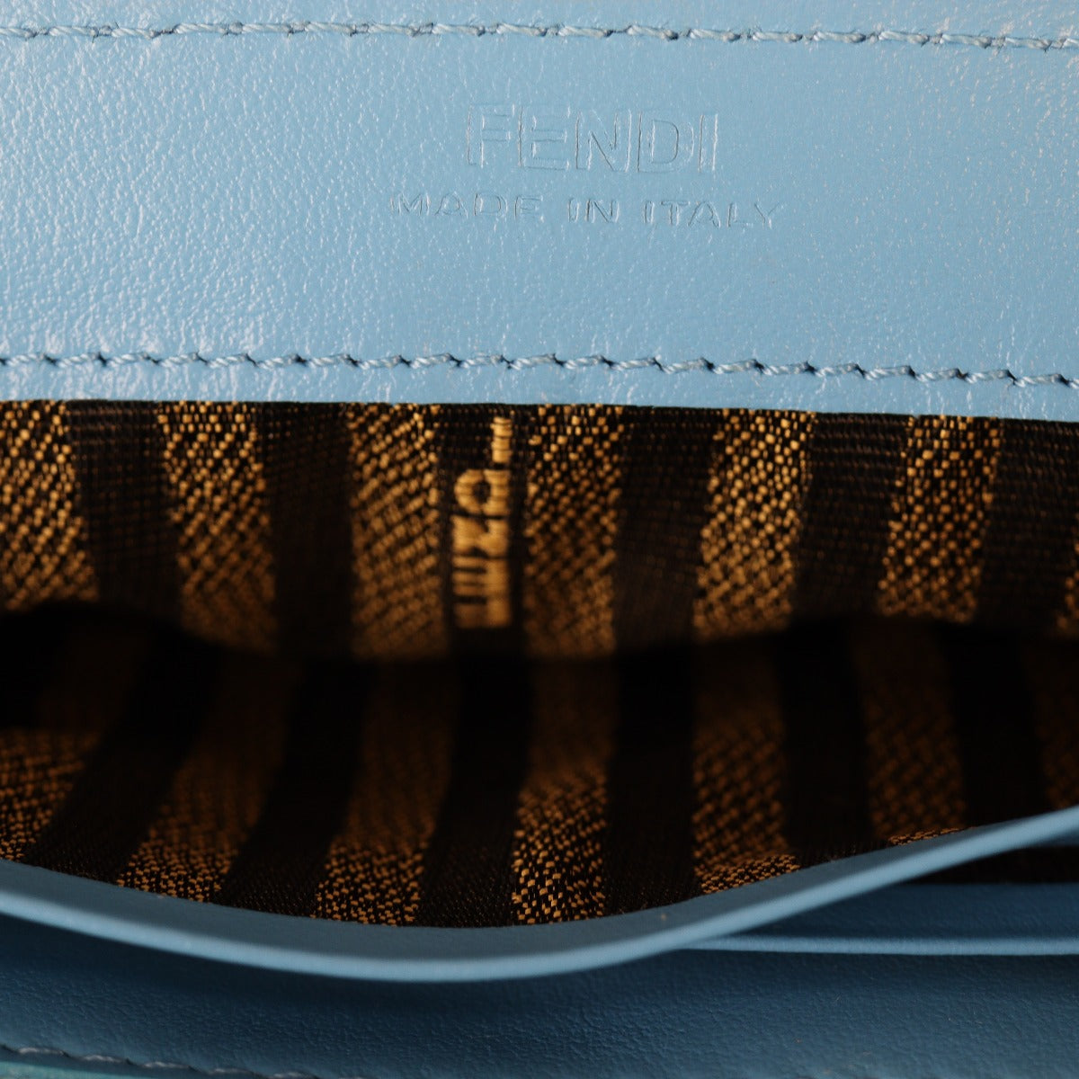 Fendi X Sarah Coleman Baguette FF Fish Eye Wallet On Chain