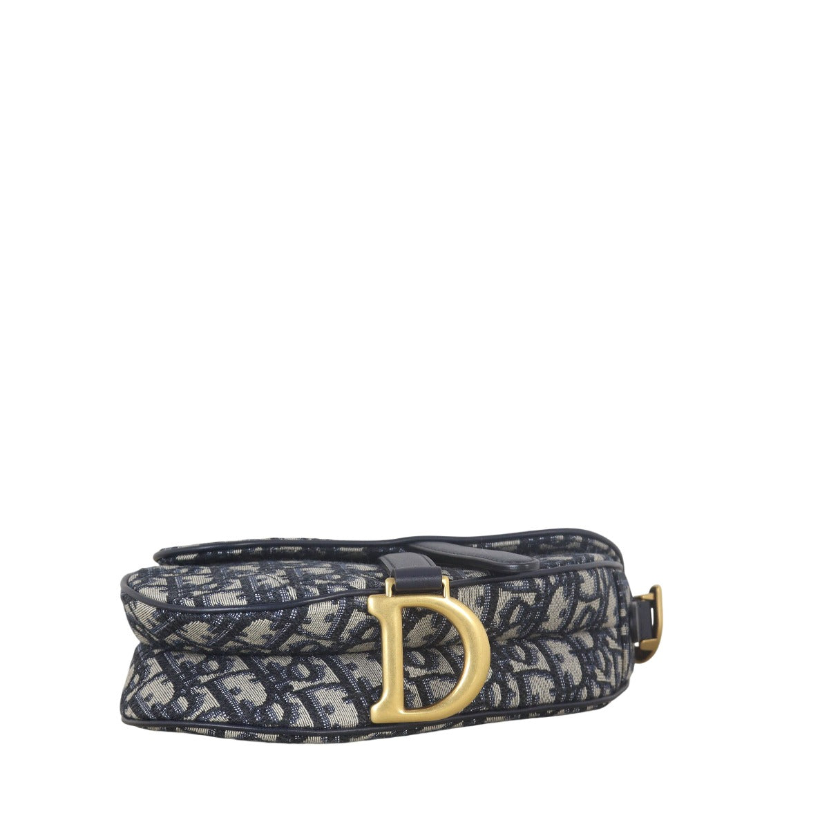 Dior Saddle Bag Mini Oblique with Embroidered Strap
