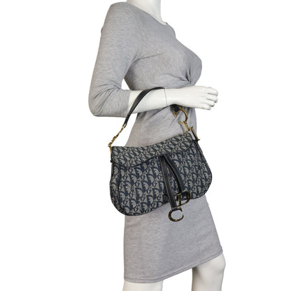 Dior Vintage Double Saddle Bag Oblique