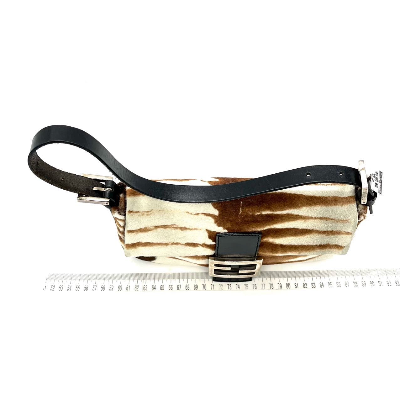 Fendi Baguette Pony-hair Style Calfskin Leather in Horse Print