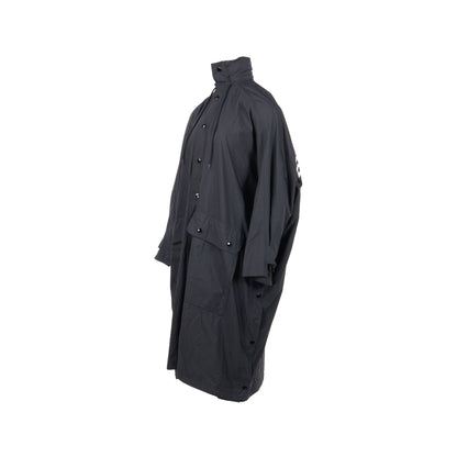 Balenciaga Size 34 Logo Anorak Nylon Black
