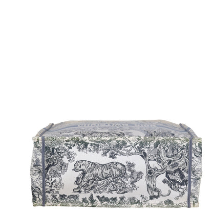 Dior Book Tote Large Toile de Jouy
