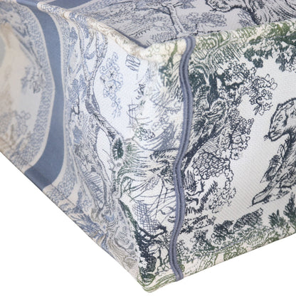Dior Book Tote Large Toile de Jouy