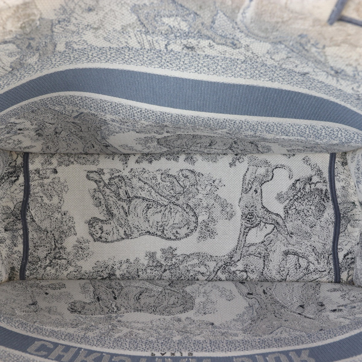 Dior Book Tote Large Toile de Jouy