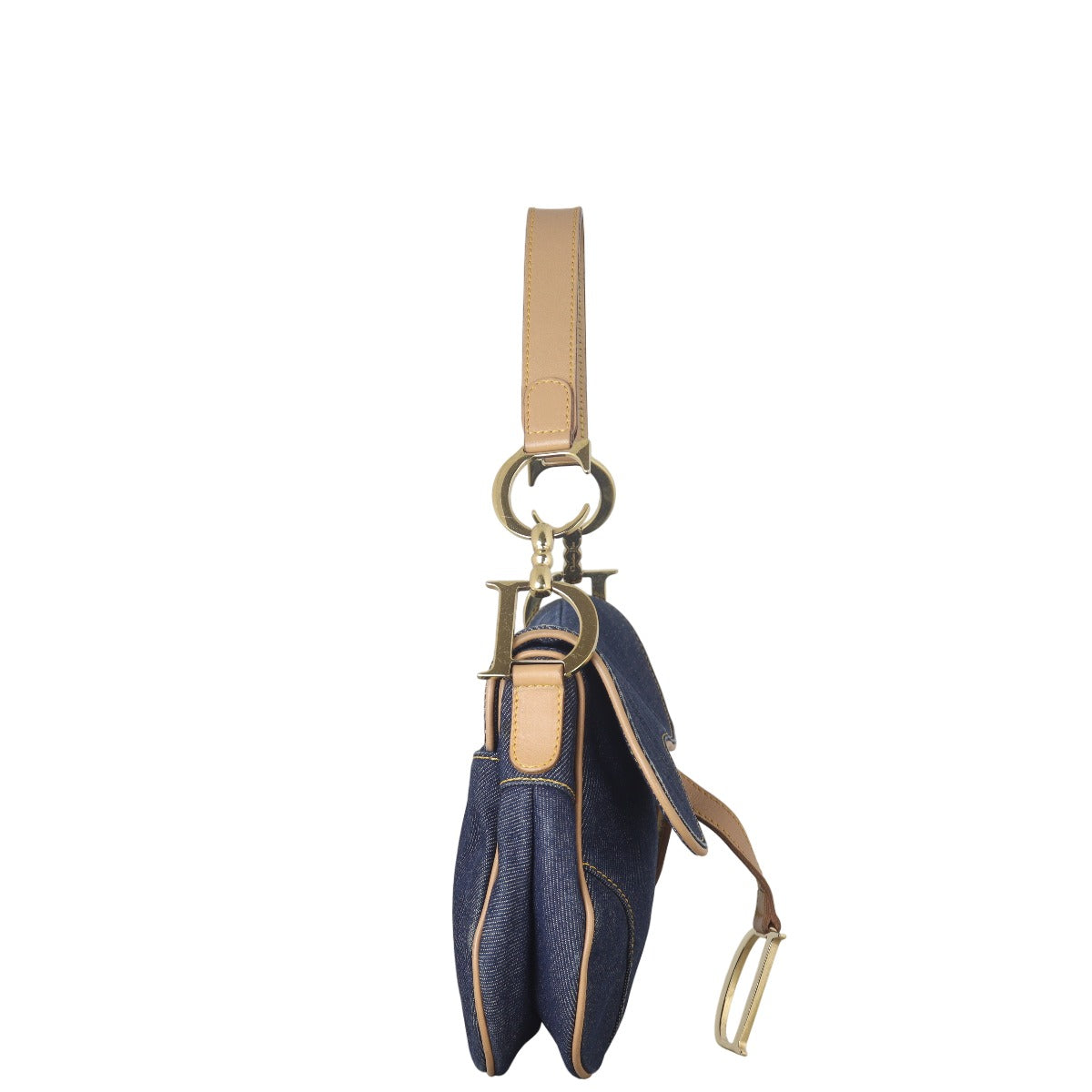 Dior Vintage Saddle Bag Denim