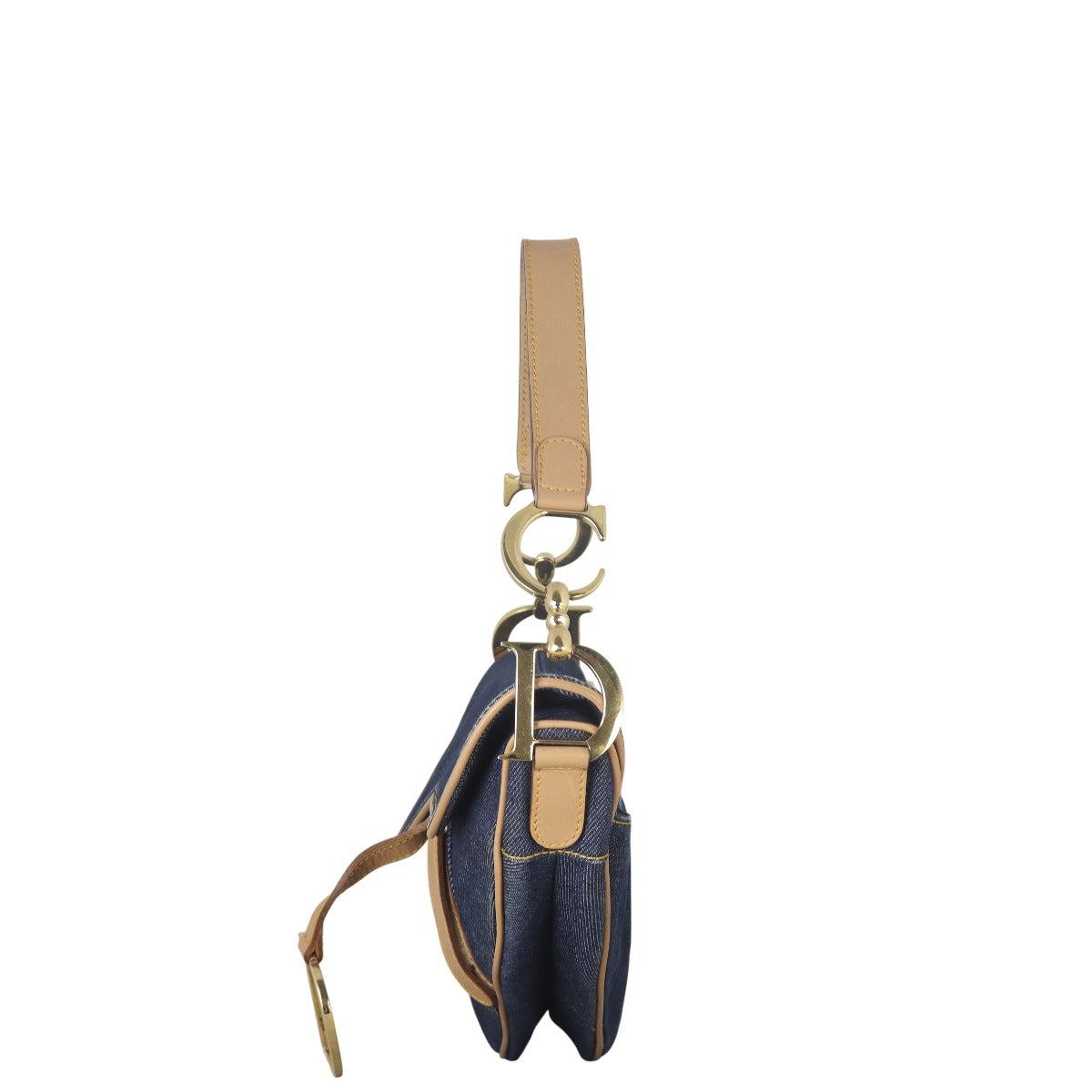 Dior Vintage Saddle Bag Denim